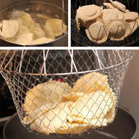 Thumbnail for Foldable Fry Boiling Basket